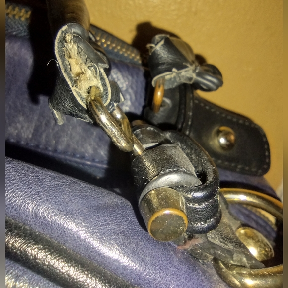 COACH Blue Leather Bag - Picture 13 of 15